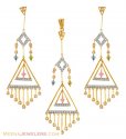 Click here to View - 22kt Gold Fancy Pendant Set 