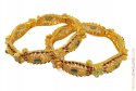 Click here to View - 22k Designer Antique Bangles(2 pcs) 