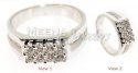 18 Karat White Gold Diamond Ring - Click here to buy online - 1,017 only..