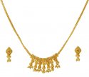 Click here to View - 22k Gold Necklace Set 