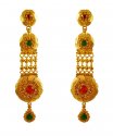 22KT Gold Filigree Earrings - Click here to buy online - 2,489 only..