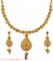 Click here to View - Antique Gold Necklace Set 