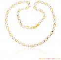 22k Fancy Light Weight Chain - Click here to buy online - 1,443 only..