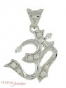 18Kt Gold Om Pendant - Click here to buy online - 112 only..