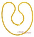 Gold Flat Chain (22 Inch) - Click here to buy online - 624 only..
