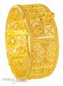 22K Gold Filigree Kada - Click here to buy online - 1,813 only..