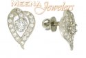 18Kt White Gold Earring - Click here to buy online - 235 only..