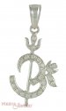 11K Om Pendant with Trishul - Click here to buy online - 185 only..