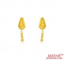 22K Gold Filigree Hanging Earrings - Click here to buy online - 531 only..