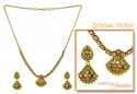 Click here to View - 22Kt Gold Antique Necklace Set 