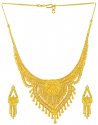 Click here to View - Gold Filigree Necklace Set 