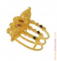 Click here to View - 22Kt Gold MeenaKari Ring 
