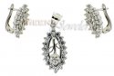 Click here to View - 18 Kt White Gold Pendant Sets 