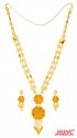 22Karat Gold Light Necklace Set - Click here to buy online - 4,139 only..
