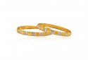 22k Gold Two Tone Baby Bangle - Click here to buy online - 1,424 only..