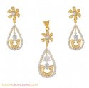 Click here to View - Signity Two Tone Pendant Set 