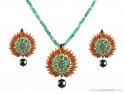 Nizam Victorian Pendant Set - Click here to buy online - 3,555 only..