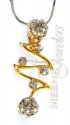 18Kt Gold Diamond Pendant - Click here to buy online - 777 only..
