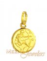 22Kt Gold Sagittarius Pendant - Click here to buy online - 58 only..