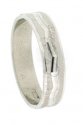 18Kt White Gold Designer Wedding Band - Click here to buy online - 122 only..