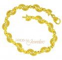 Gold Designer Bracelet - Click here to buy online - 446 only..