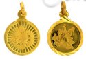 22 Kt Gold Pendant - Click here to buy online - 113 only..