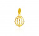22 Kt Gold Two Tone Pendant - Click here to buy online - 425 only..