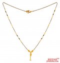 22K Gold Delicate Mangalsutra - Click here to buy online - 542 only..