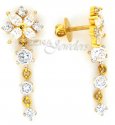 22 Kt Gold Signity Earring - Click here to buy online - 308 only..