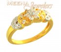 22Kt Gold Ladies Signity Ring - Click here to buy online - 205 only..