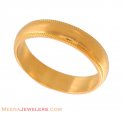 22Kt Gold Wedding Band - Click here to buy online - 417 only..
