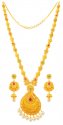 22karat Gold Long Necklace Set - Click here to buy online - 9,781 only..