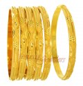 22Kt Gold Handmade  Bangles  - Click here to buy online - 2,226 only..