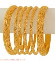 Gold Bangles Set (22k)