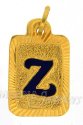 22Kt  Initial ( Z) Pendant - Click here to buy online - 53 only..