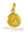 22Kt Gold Aquarius Pendant - Click here to buy online - 53 only..