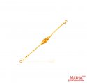 22Kt Gold Baby Bracelet - Click here to buy online - 382 only..