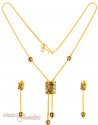 22K Gold Designer Necklace Set