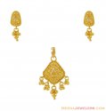 Click here to View - 22Kt  Gold  Filigree  Pendant Set 
