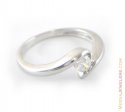Click here to View - White Gold Ladies Ring With Signity 