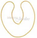 22 Kt Gold Two Tone Chain - Click here to buy online - 514 only..