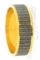18kt Gold Ring with Black Rhodium Finish - Click here to buy online - 206 only..