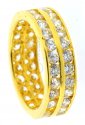 22Kt Gold Ladies Eternity Ring - Click here to buy online - 222 only..