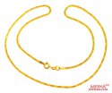 22KT Gold Chain (16 Inch) - Click here to buy online - 287 only..