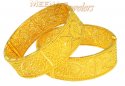 Click here to View - 22K Gold  Wide Bangle (Kara) Pair 