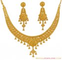Click here to View - Yellow Gold  Necklace Set(22K) 