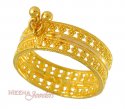 22Kt Gold Ring with Dangling - Click here to buy online - 188 only..