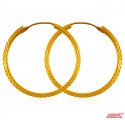 22k Gold Hoops - Click here to buy online - 630 only..