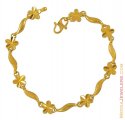 Click here to View - Flower shaped Gold Bracelet 