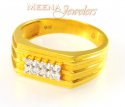 22Kt Gold Mens Signity Ring - Click here to buy online - 346 only..